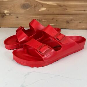 Birkenstock Arizona Essentials EVA Red Sandals Mens 13 EU 46 Waterproof Slides